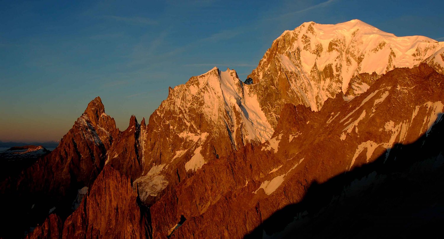 Sinfonie der Berge -  Bergsteigen im Mont Blanc Gebiet